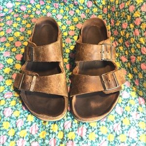 Birkenstock AZ Soft Footbed Oiled Leather Jade Uni